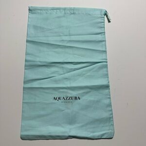 Aquazzura Turquoise Dust Bag